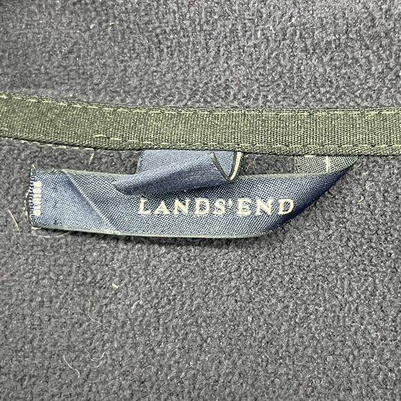 STEW LEONARDS Vest Mens L 42-44 LANDS END Fleece Employee Dairy Grocery Black - Picture 5 of 15